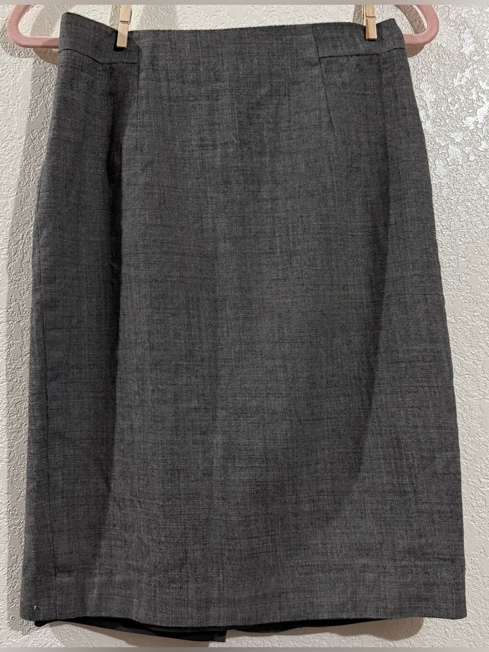 Ann Taylor Gray Midi Pencil Skirt